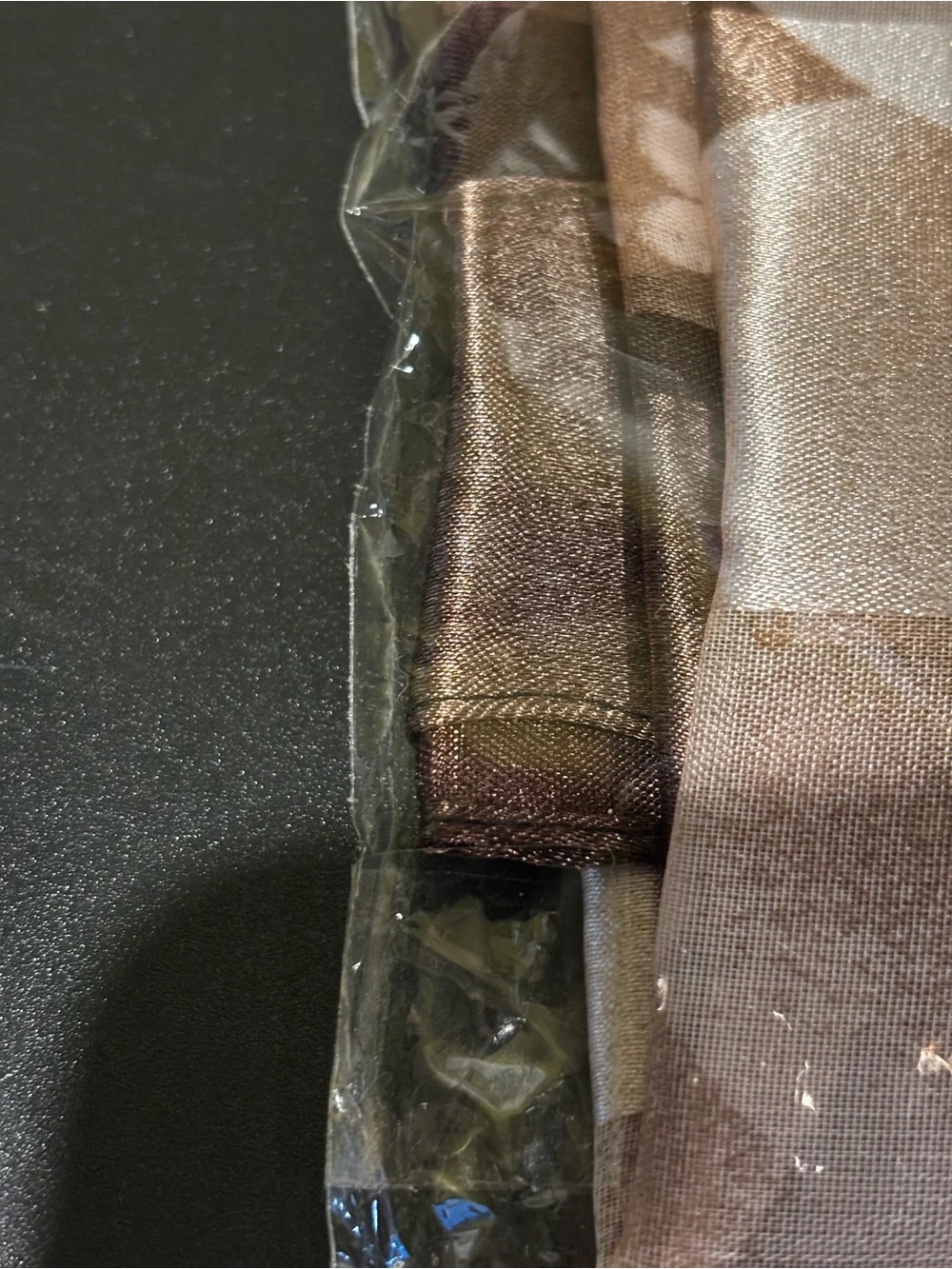 Brown & beige scarf